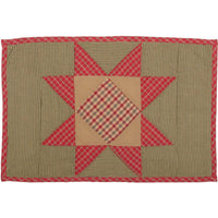 Thumbnail for Dolly Star Quilted Placemat Set of 6 VHC Brands - The Fox Decor