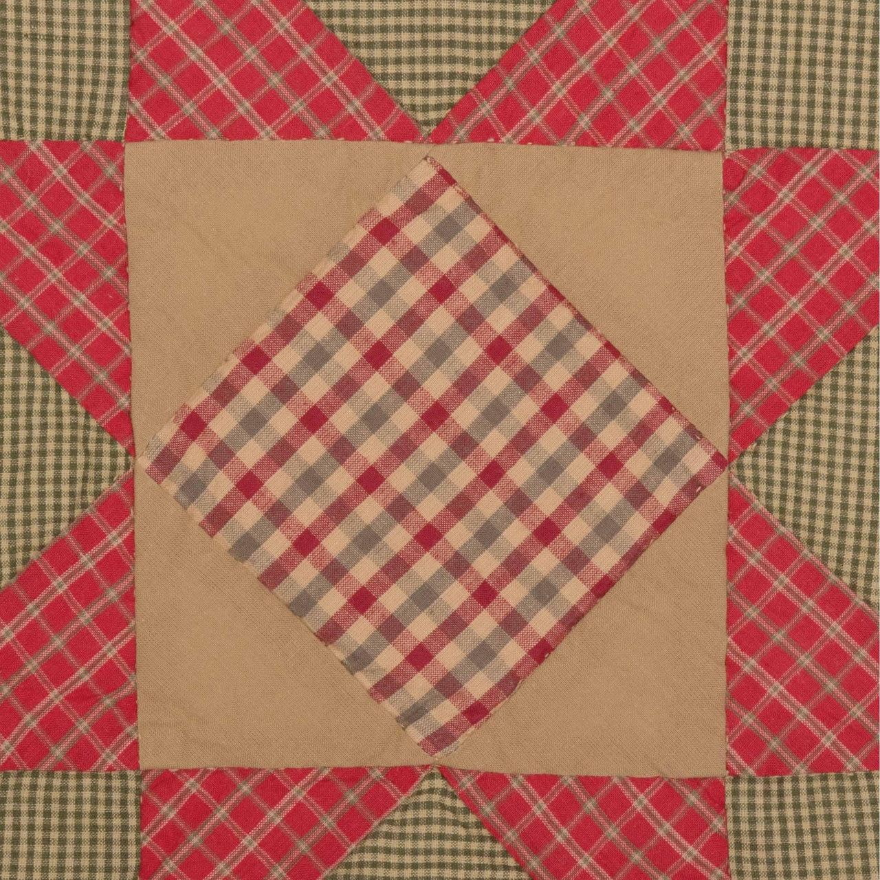 Dolly Star Quilted Placemat Set of 6 VHC Brands - The Fox Decor