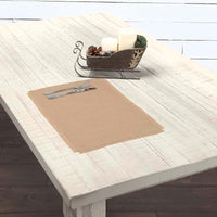 Thumbnail for Jute Burlap Natural Placemat Set of 6 12x18 VHC Brands - The Fox Decor