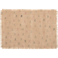 Thumbnail for Primitive Star Jute Placemat Set of 6 12x18 VHC Brands - The Fox Decor