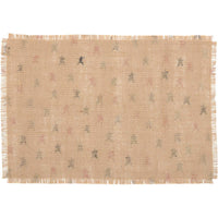 Thumbnail for Primitive Star Jute Placemat Set of 6 12x18 VHC Brands