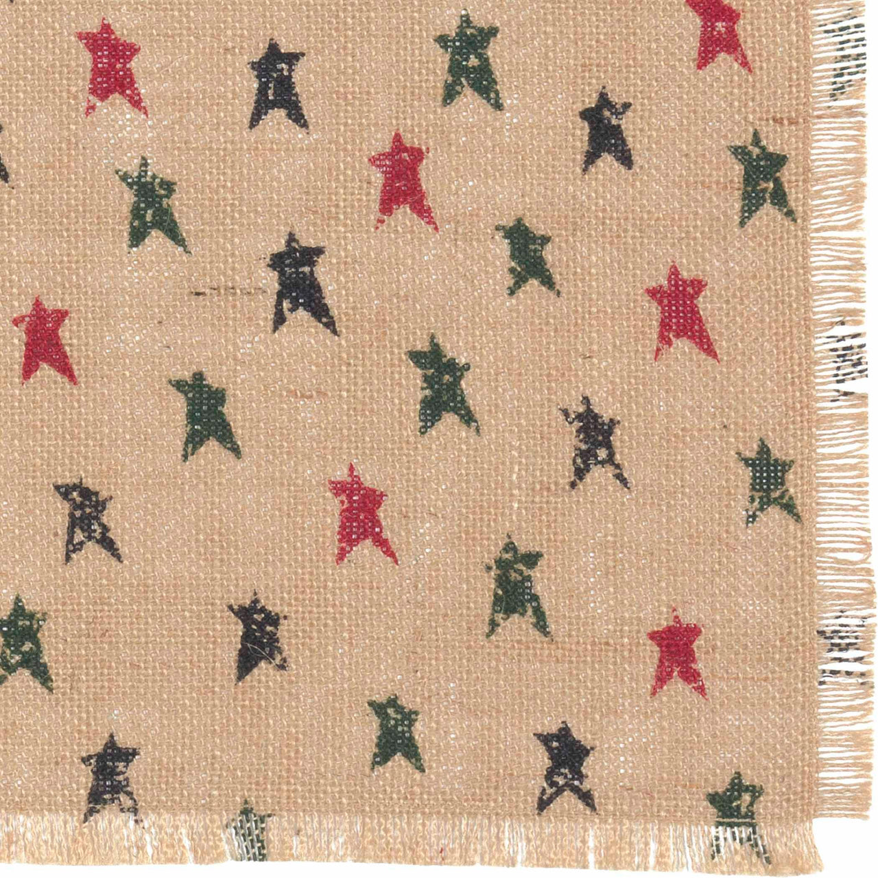 Primitive Star Jute Placemat Set of 6 12x18 VHC Brands