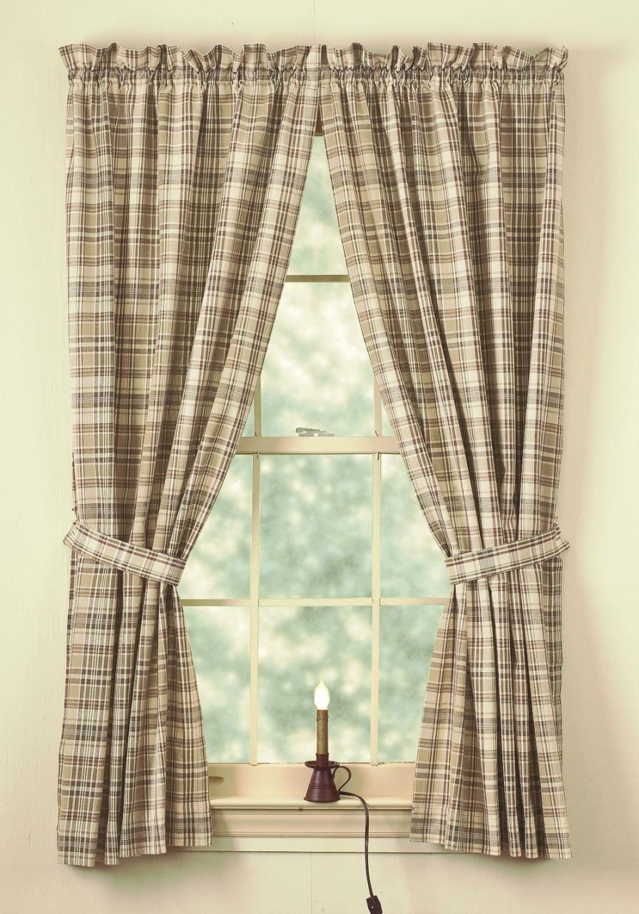 Thyme Lined Short Panels Curtains 63