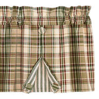 Thumbnail for Thyme Valance - Pleated Button Park Designs - The Fox Decor