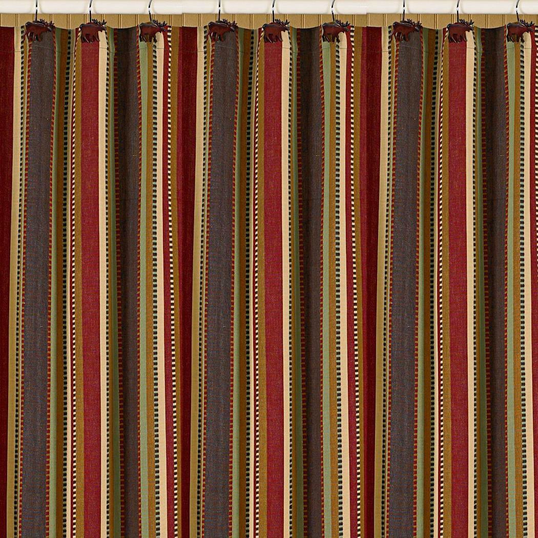 Timber Ridge Shower Curtain 72" X 72"  Park Designs - The Fox Decor