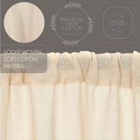 Thumbnail for Tobacco Cloth Natural Panel Curtain 96