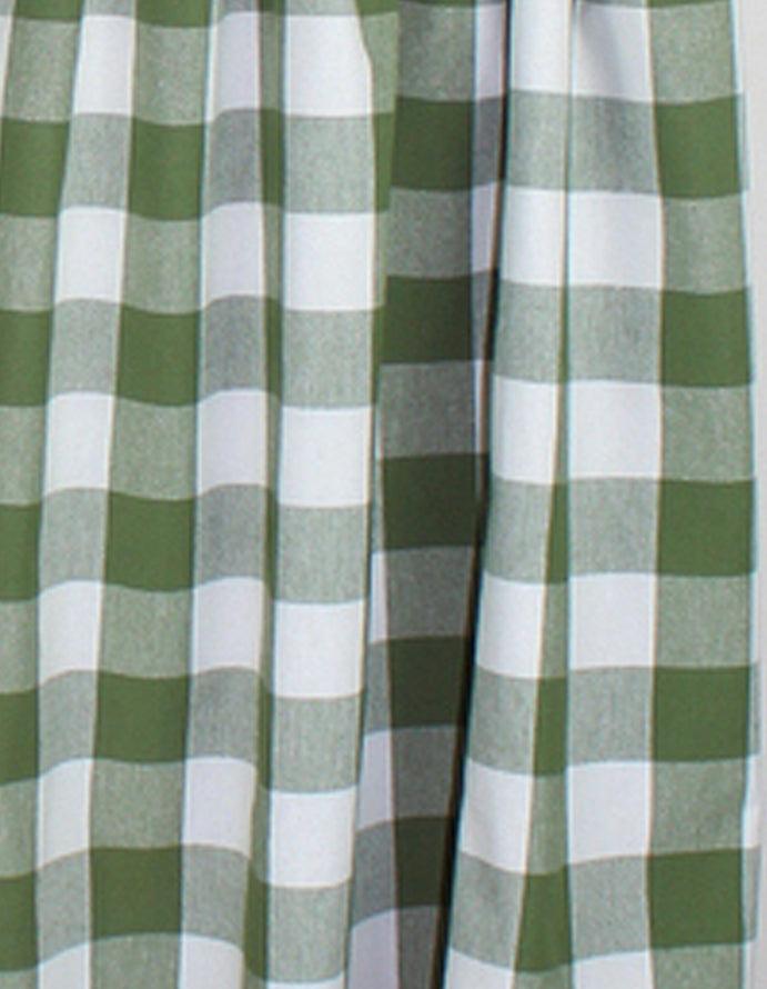 Buffalo Check Sage Valance VF510009 - The Fox Decor