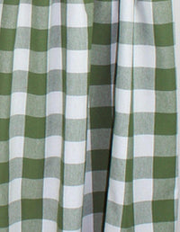 Buffalo Check Sage Valance VF510009 - The Fox Decor
