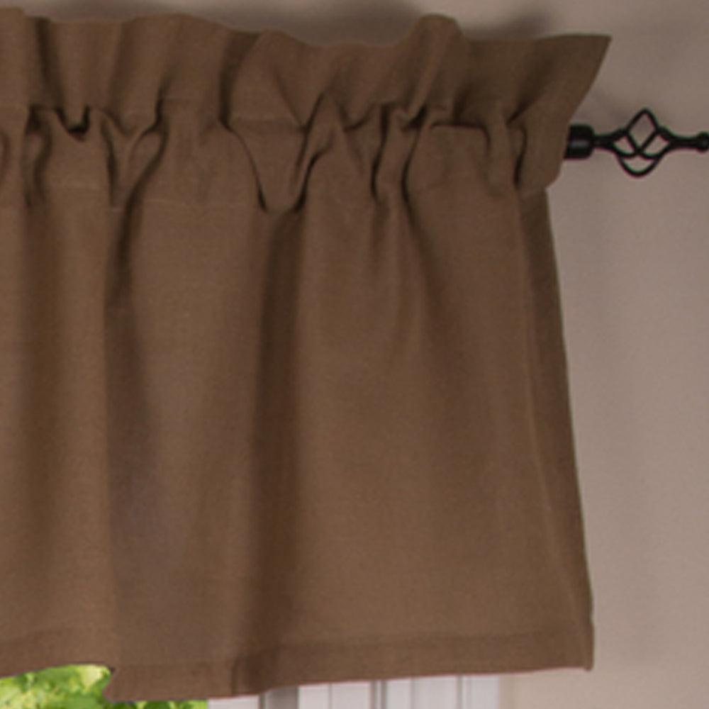 Heirloom Valance Oat Unlined VL010023 - The Fox Decor