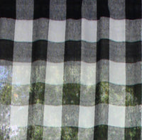 Thumbnail for Heirloom Buffalo Check Black Oat Valance VL015111 - The Fox Decor