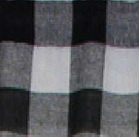Thumbnail for Heirloom Buffalo Check Black Oat Valance VL015111 - The Fox Decor