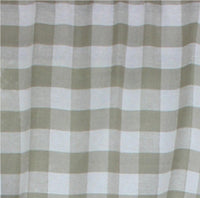 Heirloom Buffalo Check Oat Valance VL015123 - The Fox Decor
