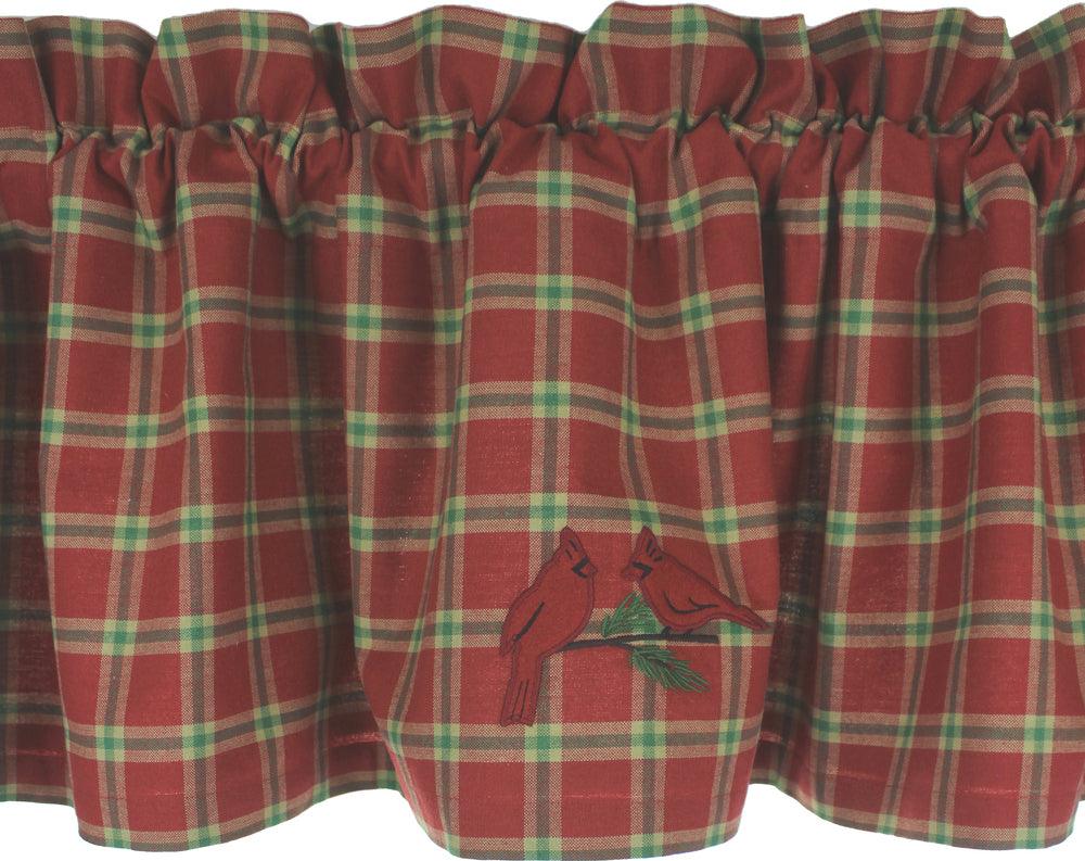 Yuletide Red Valance VL054019 - The Fox Decor