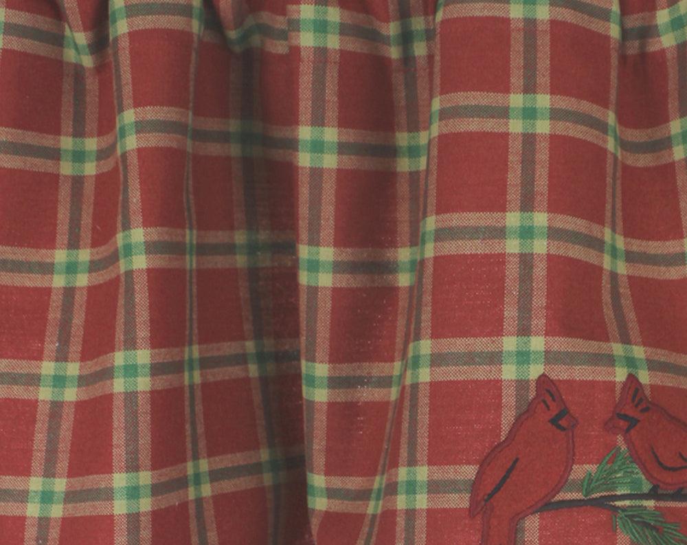 Yuletide Red Valance VL054019 - The Fox Decor