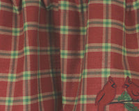 Yuletide Red Valance VL054019 - The Fox Decor