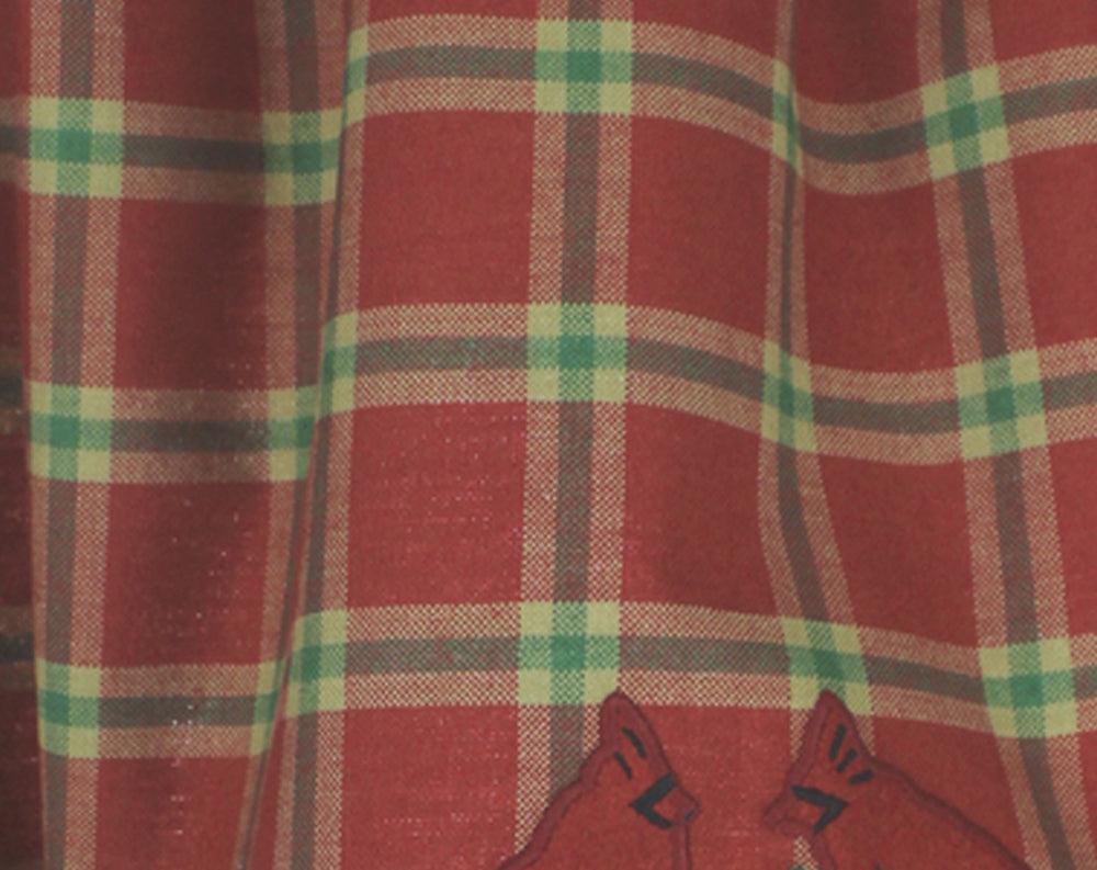 Yuletide Red Valance VL054019 - The Fox Decor