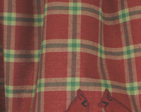 Yuletide Red Valance VL054019 - The Fox Decor