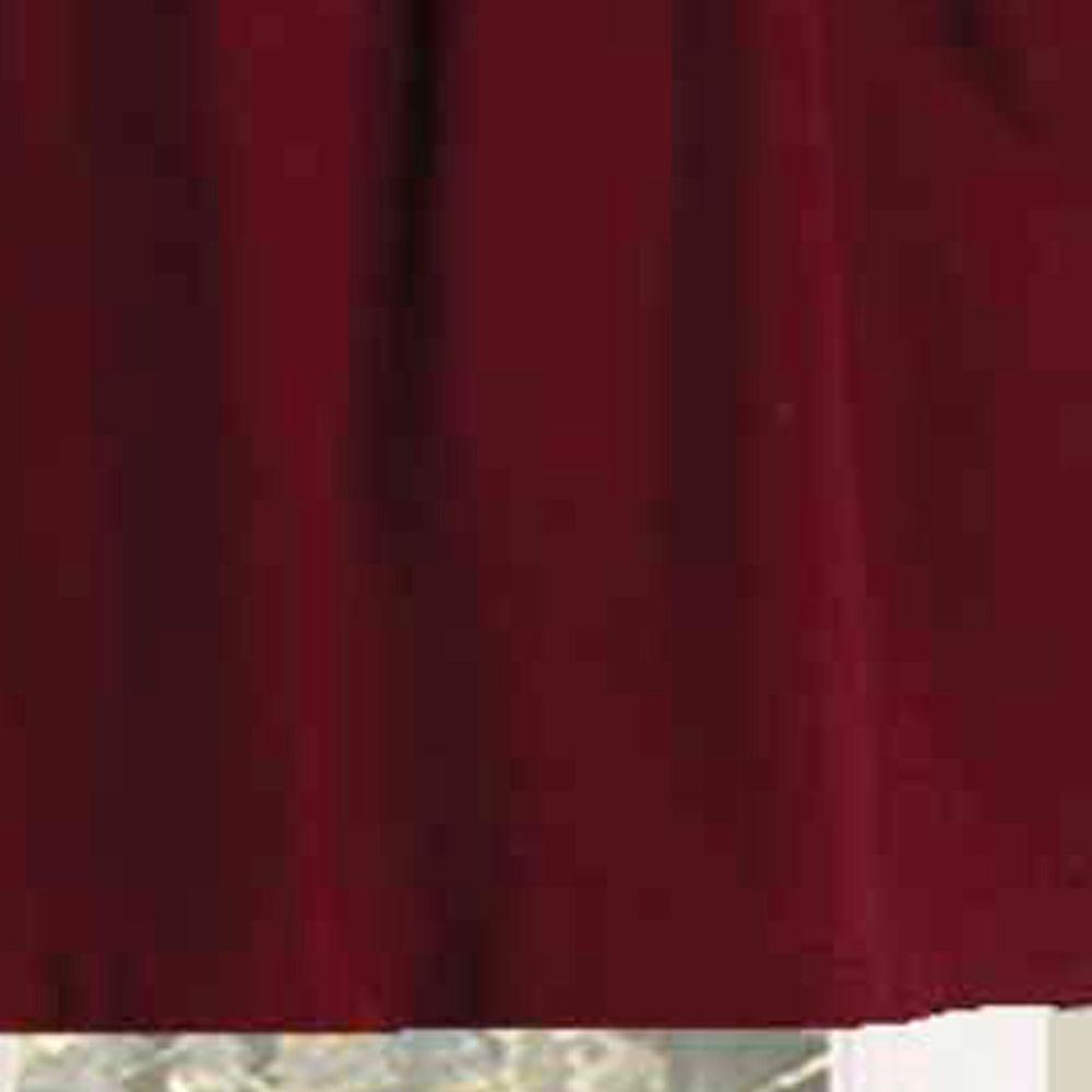 Barn Red Farm House Solid Valance Lined VL140017 - The Fox Decor