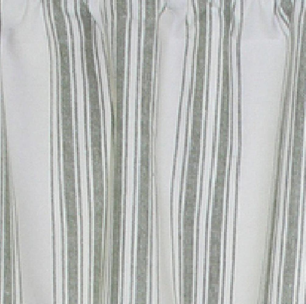 Grain Sack Sage Valance VL164009 - The Fox Decor