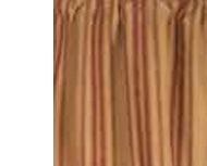 Grain Sack Barn Red Grain Sack Stripe Barn Red Valance Lined VL164017 - The Fox Decor