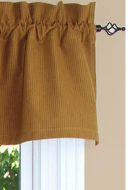 Thumbnail for Primitive Ticking Mustard Valance VL236204 - The Fox Decor