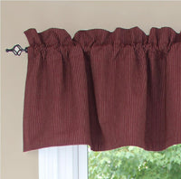 Thumbnail for Primitive Ticking Wine Valance VL236218 - The Fox Decor
