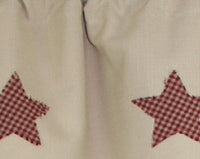 Thumbnail for Rough Edge Star Barn Red Valance VL248017 - The Fox Decor
