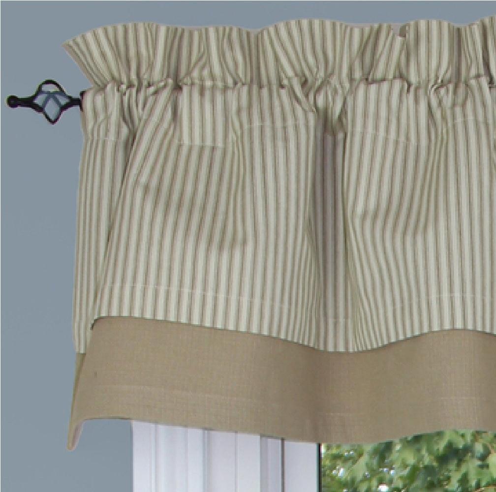 Clanton Tan Valance VL248026 - The Fox Decor
