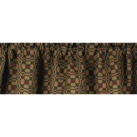 Kendall Jacquard Black Valance VL280011 - The Fox Decor