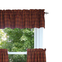 Thumbnail for Homestead - Red Valance VL330017 - The Fox Decor