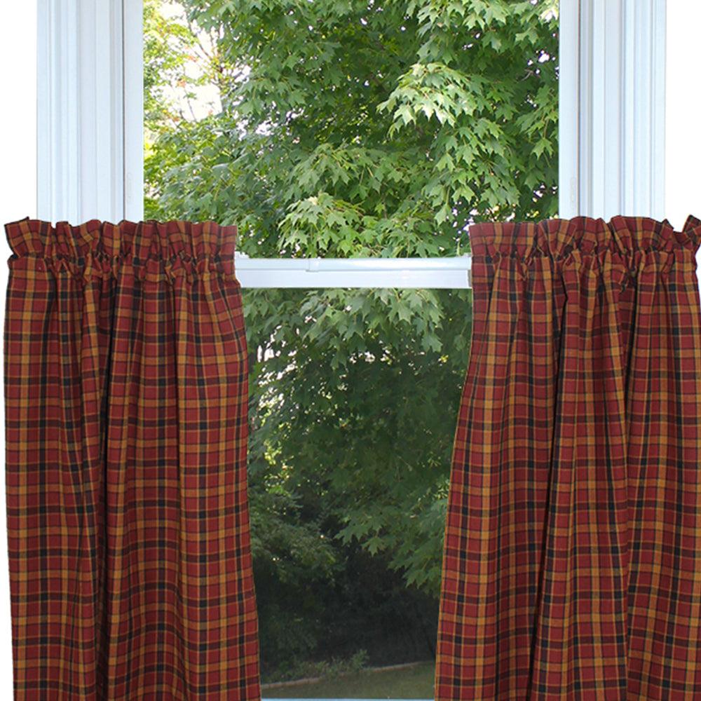Homestead - Red Valance VL330017 - The Fox Decor