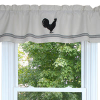 Thumbnail for Farmhouse Rooster - Cream  Valance VL550005