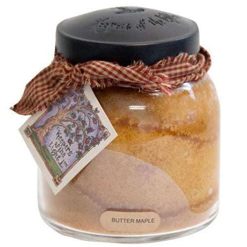 Butter Maple Papa Jar Candle, 34oz - The Fox Decor