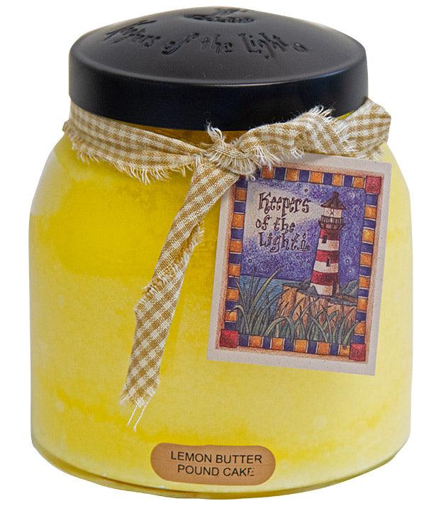 Lemon Butter Pound Cake Papa Jar Candle, 34oz - The Fox Decor