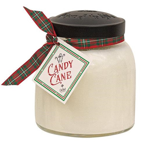 Candy Cane Papa Jar Candle