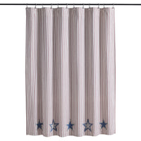 Thumbnail for Celebration Applique Star Shower Curtain 72