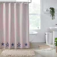 Thumbnail for Celebration Applique Star Shower Curtain 72