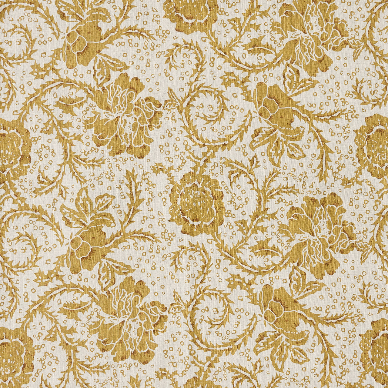 Dorset Gold Floral Door Panel 72"x40" VHC Brands - The Fox Decor