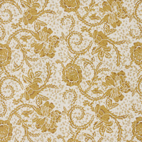 Dorset Gold Floral Panel Curtain 96