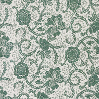 Thumbnail for Dorset Green Floral Short Panel Curtain Set of 2 63x36 VHC Brands - The Fox Decor