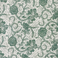 Thumbnail for Dorset Green Floral Panel Curtain 96