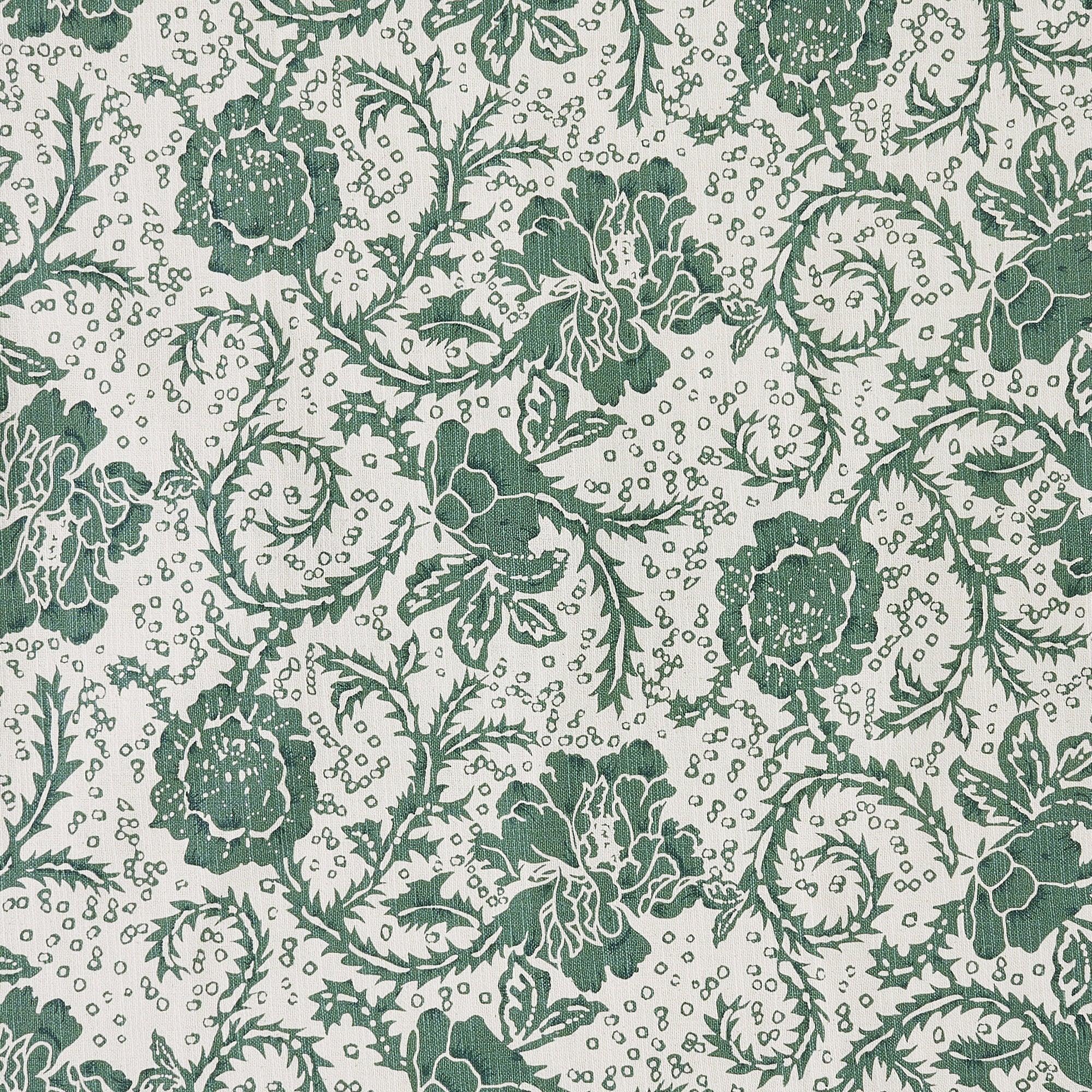 Dorset Green Floral Prairie Swag Set of 2 36x36x18 VHC Brands - The Fox Decor