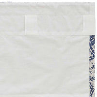 Thumbnail for Dorset Navy Floral Prairie Long Panel Curtain Set of 2 84x36x18 VHC Brands - The Fox Decor