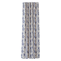 Thumbnail for Dorset Navy Floral Panel Curtain 96x50 VHC Brands - The Fox Decor