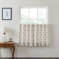 Thumbnail for Embroidered Bee Tier Curtain Set of 2 L36xW36 VHC Brands - The Fox Decor