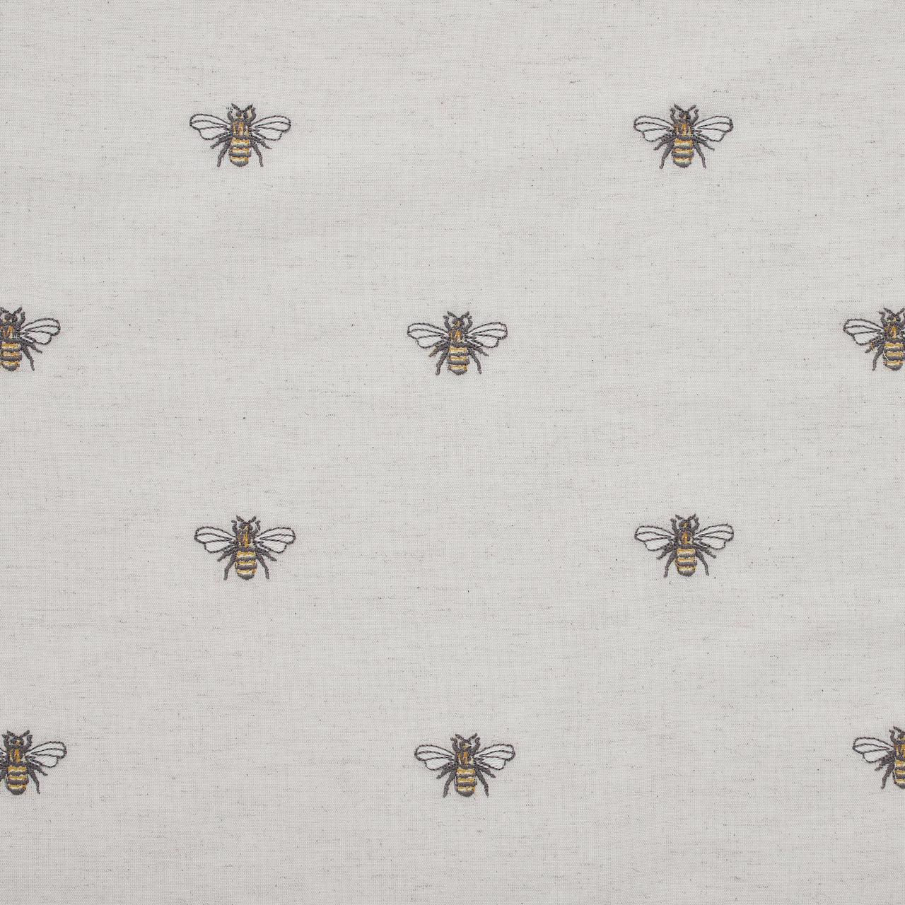 Embroidered Bee Valance Curtain 16"x90" VHC Brands