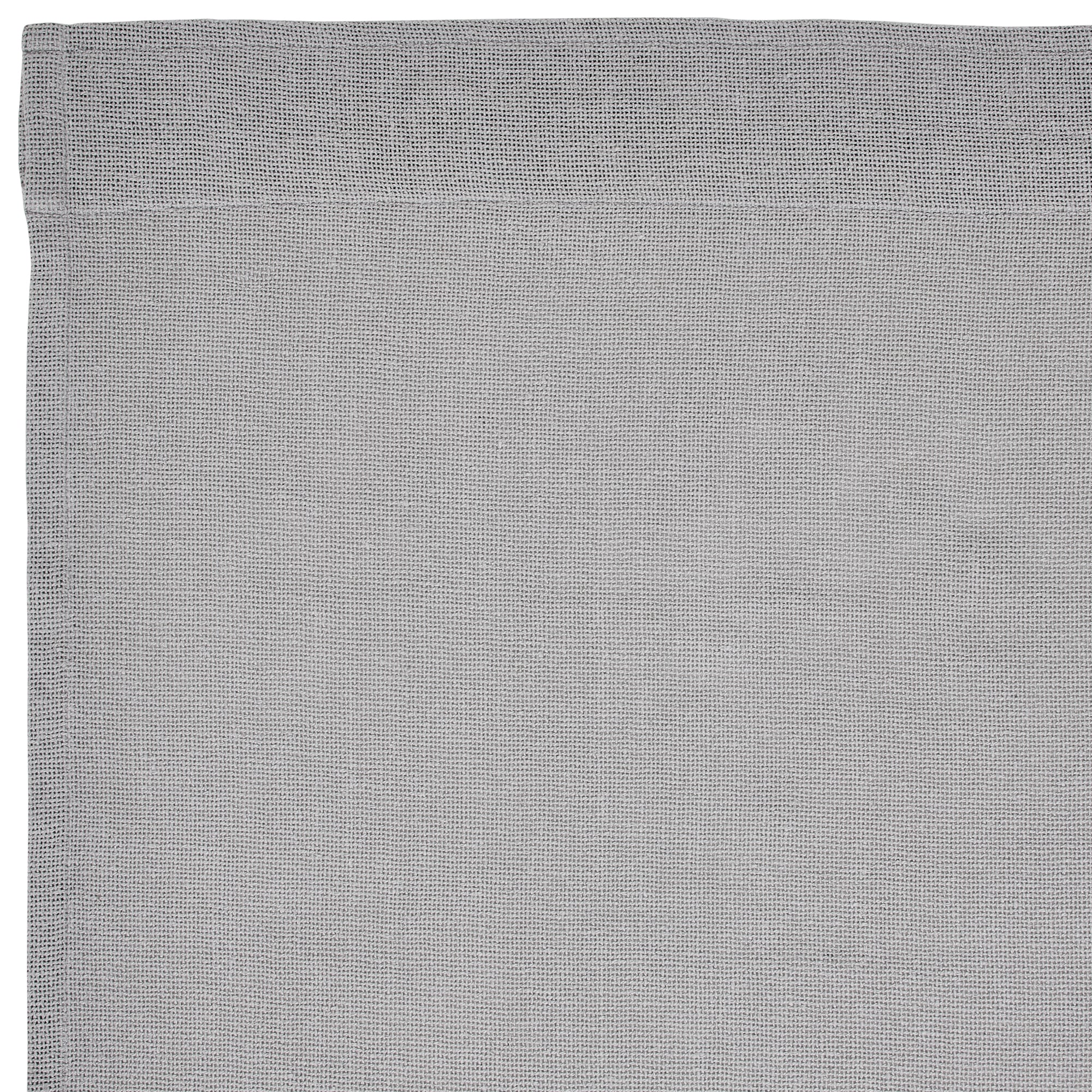 Burlap Dove Grey Panel Curtain 96