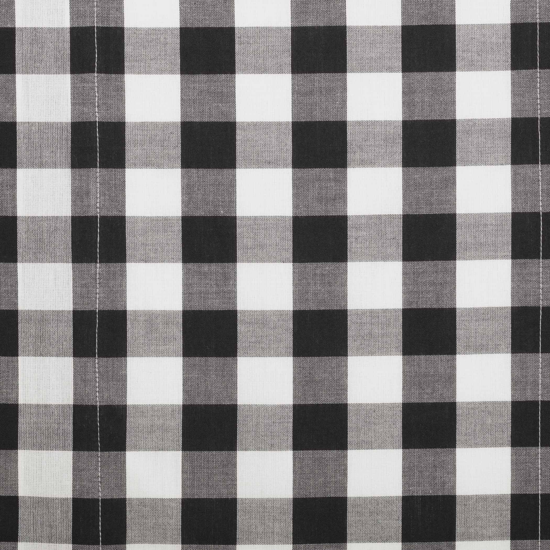 Annie Buffalo Black Check Panel Curtain 96