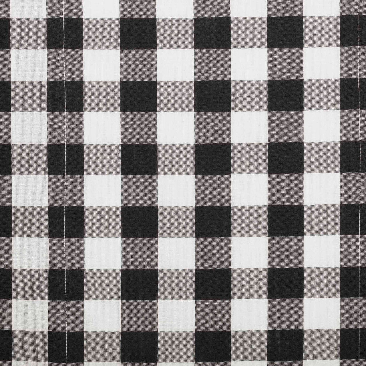 Annie Buffalo Black Check Panel Curtain 96"x50" VHC Brands - The Fox Decor