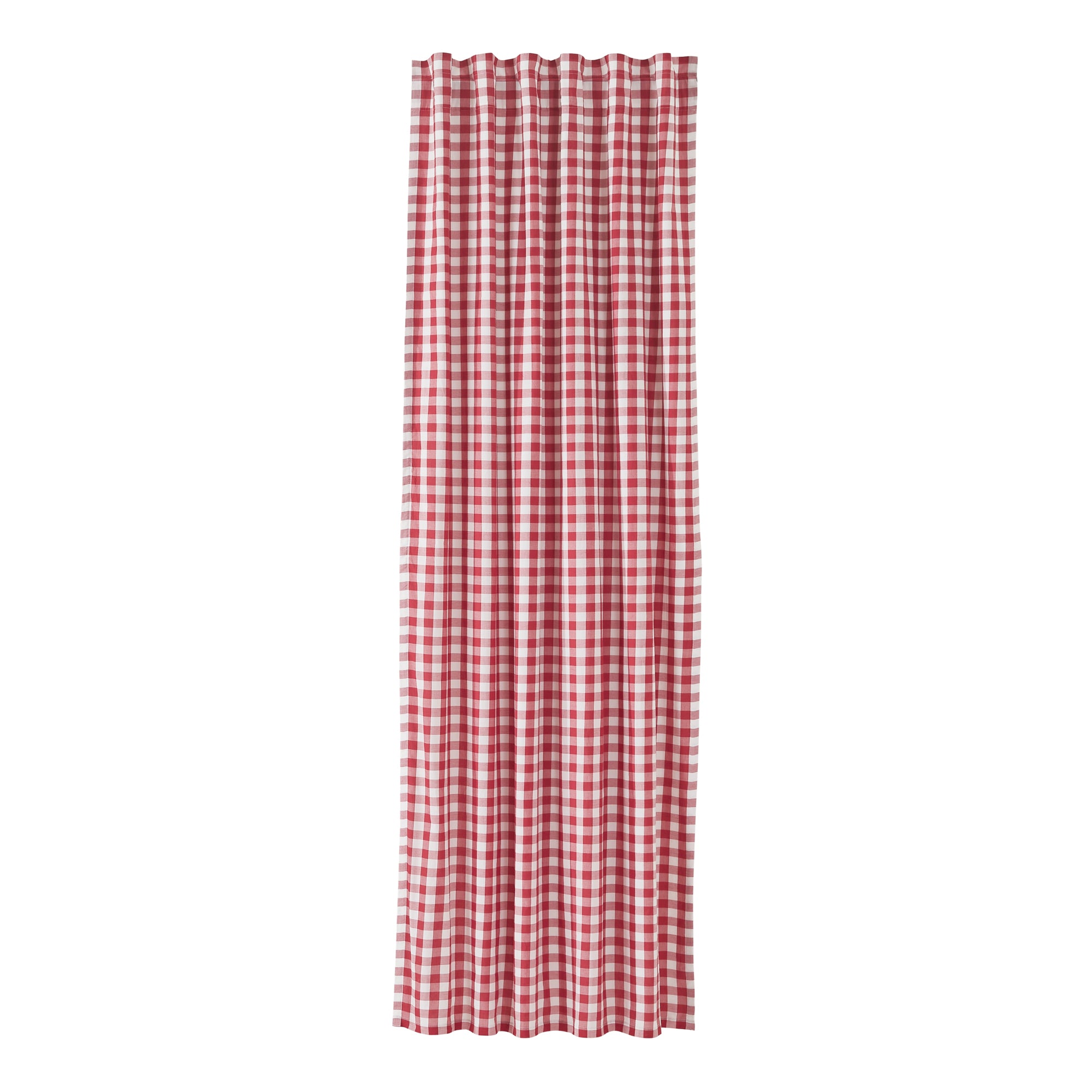 Annie Buffalo Red Check Panel Curtain 96